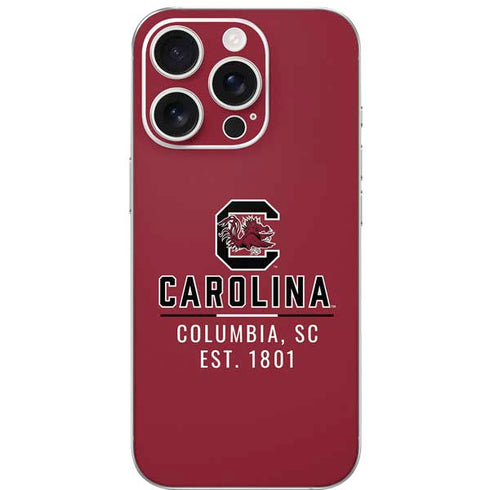 University of South Carolina Columbia SC, EST. 1801 iPhone 16 Pro Skin
